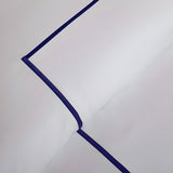500TC Cotton Single Embroidery Sateen Solid Duvet Cover Set
