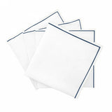Single Embroidery Border Polycotton Napkins (Set of 4)