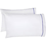 400TC Single Embroidery Cotton Sateen Pillowcases (Set Of 2)