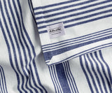 Blue French Stripe Tablecloth