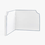 Wall Corner Dorm Bed Headboard In Embroidery Border With Self Adhesive Velcro Straps