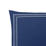400TC Cotton Classic Luxurious Embroidery Sateen Solid Euro Sham