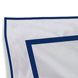 400TC Embroidery & Border Cotton Sateen Solid Pillow Sham