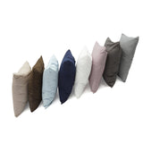 400TC Luxurious Triple Embroidery Cotton Sateen Pillowcases (Set Of 2)