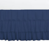 400TC Sateen Solid Cotton Ruffle Bed Skirt