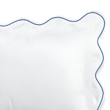400TC Cotton Scallop Embroidery Sateen Solid Pillow Sham