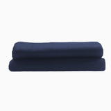 400TC Luxurious Double Embroidery Sateen Solid Cotton Fitted Sheet