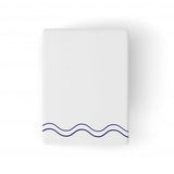 Double Wavy Embroidered Cotton Bath Towels (Set of 2)