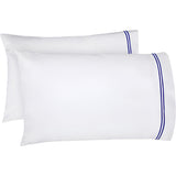 400TC Double Embroidery Cotton Sateen Pillowcases (Set Of 2)