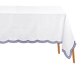 Embroidered White Tablecloth