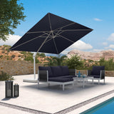 PURPLE LEAF OPEN BOX White Patio Cantilever Umbrella Base ZY02XBBS