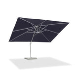 PURPLE LEAF Morden White Outdoor Umbrella Premium Aluminum Patio Cantilever Pool Sun Umbrellas