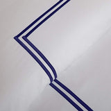 400TC Double Embroidery Sateen Solid Cotton Day Bed Set