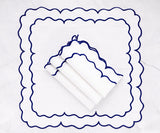 White Embroidered Napkins