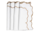 Scalloped Napkins - Cloth Napkins for Wedding