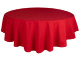 Red Round Tablecloth