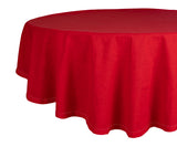 Red Round Tablecloth