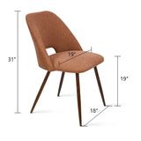 Edwin Modern Upholstered Dining Chair (Set of 4)