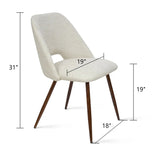 Edwin Modern Upholstered Dining Chair (Set of 4)