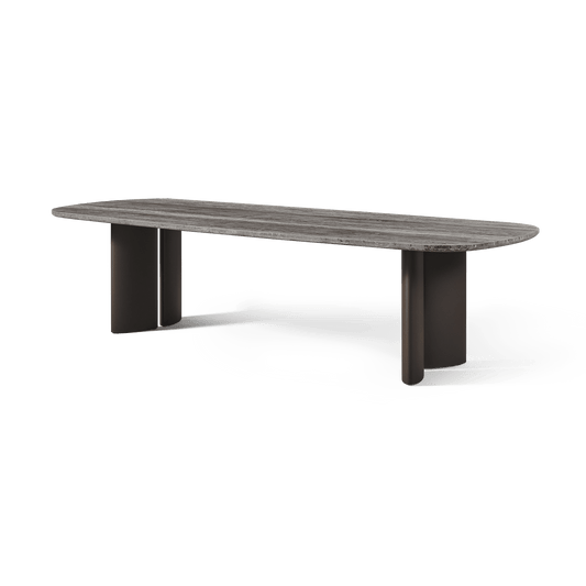 Newport Aluminum Dining Table 108"