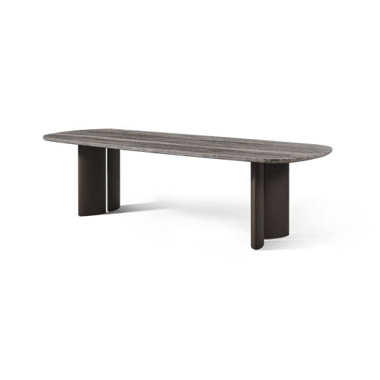 Newport Aluminum Dining Table 84"