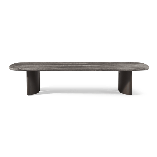 Newport Aluminum Rectangle Coffee Table 76"