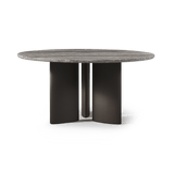 Newport Aluminum Round Dining Table 60"