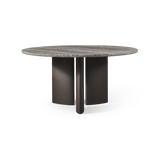 Newport Aluminum Round Dining Table 60"