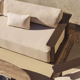 Newport Aluminum Sofa 108"