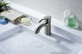 ANZZI Alto Elegant Mid-Arc Faucet (2.09" H), Single Hole, WaterSense & ADA Certified, Rhino Alloy Solid Brass, Various Finishes
