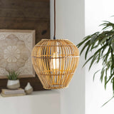Unionport Rattan Ceiling Lighting - Clearance