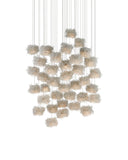 Birds Nest 36-Light Round Multi-Drop Pendant