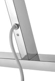 Riposte Series 6-Bar Stainless Steel Floor Mounted Electric Towel Warmer Rack in Polished Chrome