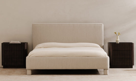 Ichigo King Bed Light Grey