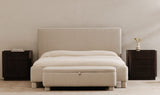 Ichigo King Bed Light Grey