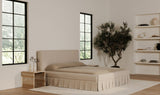 Maren King Bed Beige