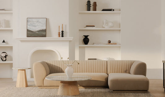 Zandro Right Sectional Beige