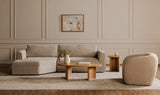 Madrid Right Sectional Cool Beige