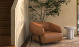 Devlin Lounge Chair Tan Leather