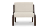 Edie Accent Chair Flecked Ivory