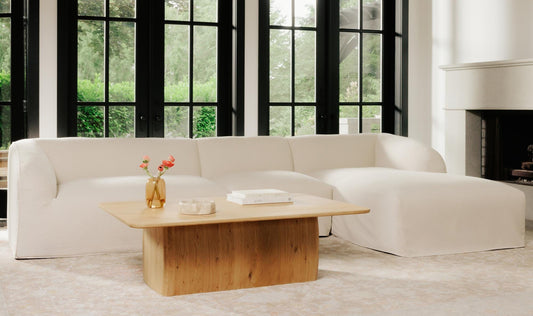 Isla Left Arm Facing Chair Beige