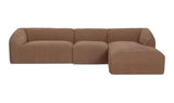 Isla Lounge 3 Piece Modular Sectional Right Mocha