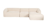 Isla Lounge 3 Piece Modular Sectional Right  Beige