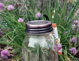 Oil Rubbed Bronze Vintage Reproduction Mason Jar Lids 4 Pack