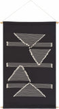 Olmitz Black-Beige Modern Geometric Wall Hanging