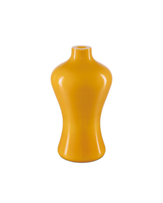 Yellow Peking Maiping Vase