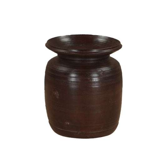 Large Wooden Pot