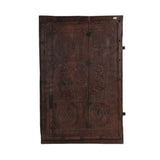 Intricately Carved Wood Panel