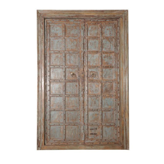 Large Patina Door Frame, 51 x 88"