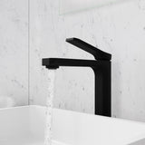 ANZZI Ultra-Modern Vessel Sink Faucet, Single Hole High Arc Spout (9.76" H), 1.2 GPM Water-Saving, Durable Brass Construction, Rhino-Alloy Certified, Various Finishes